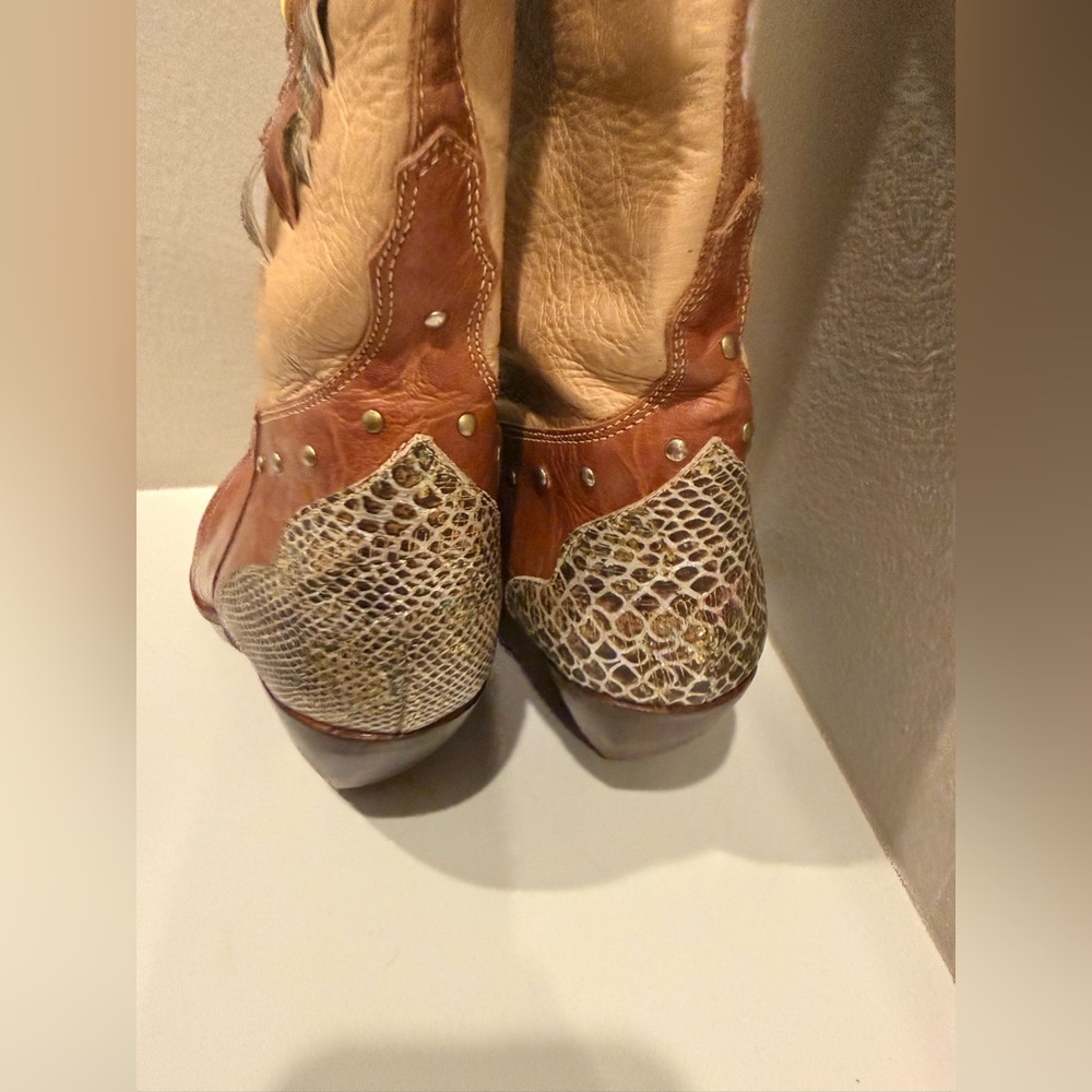Buttero Italian Made Women's Heeled Boots - Picture 6 of 10